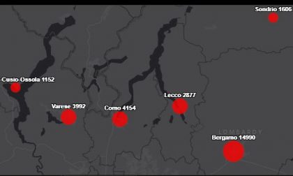 Coronavirus nel Lecchese: ecco dove sono stati registrati gli ultimi aumenti