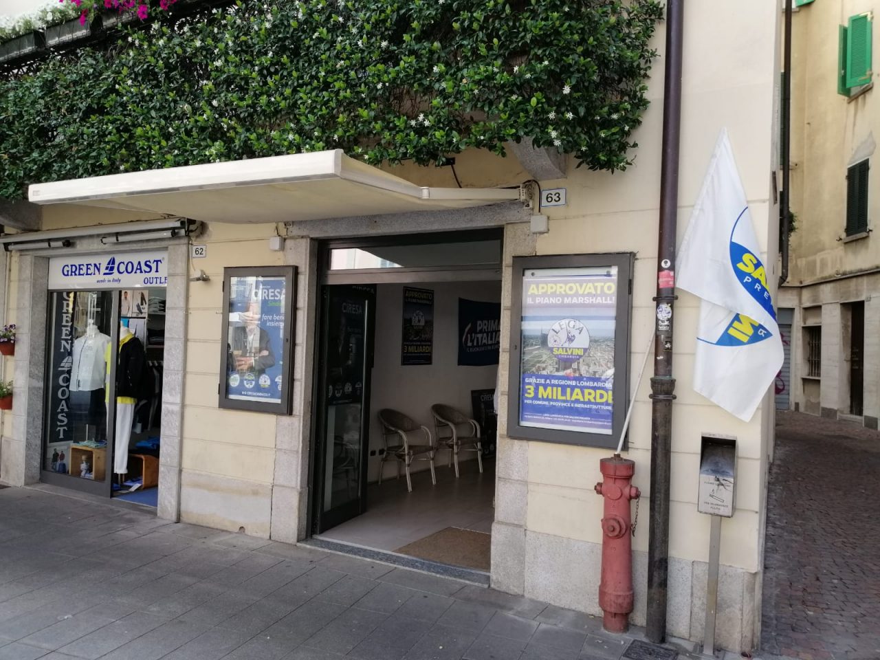 Elezioni Lecco 2020: la Lega apre l’info point