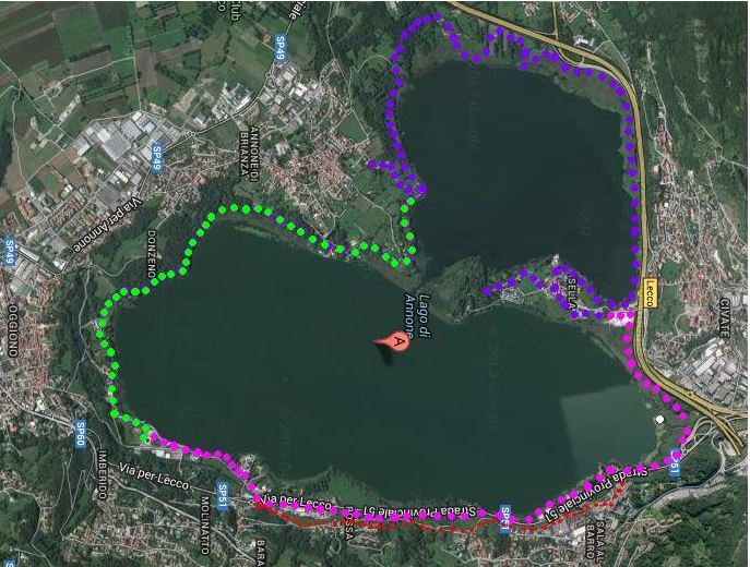 Al lavoro per completamento dell’anello ciclopedonale attorno al lago di Annone
