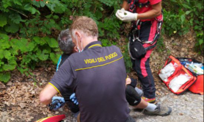 Cade in bici sulla strada per Artavaggio: soccorso un 37enne
