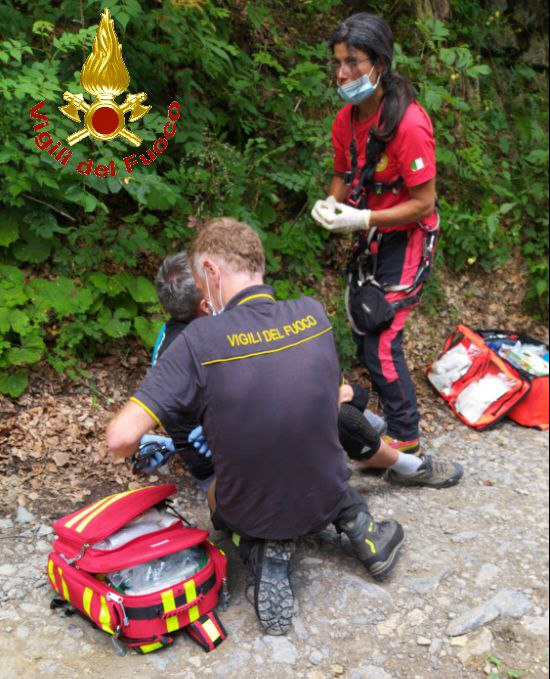 Cade in bici sulla strada per Artavaggio: soccorso un 37enne