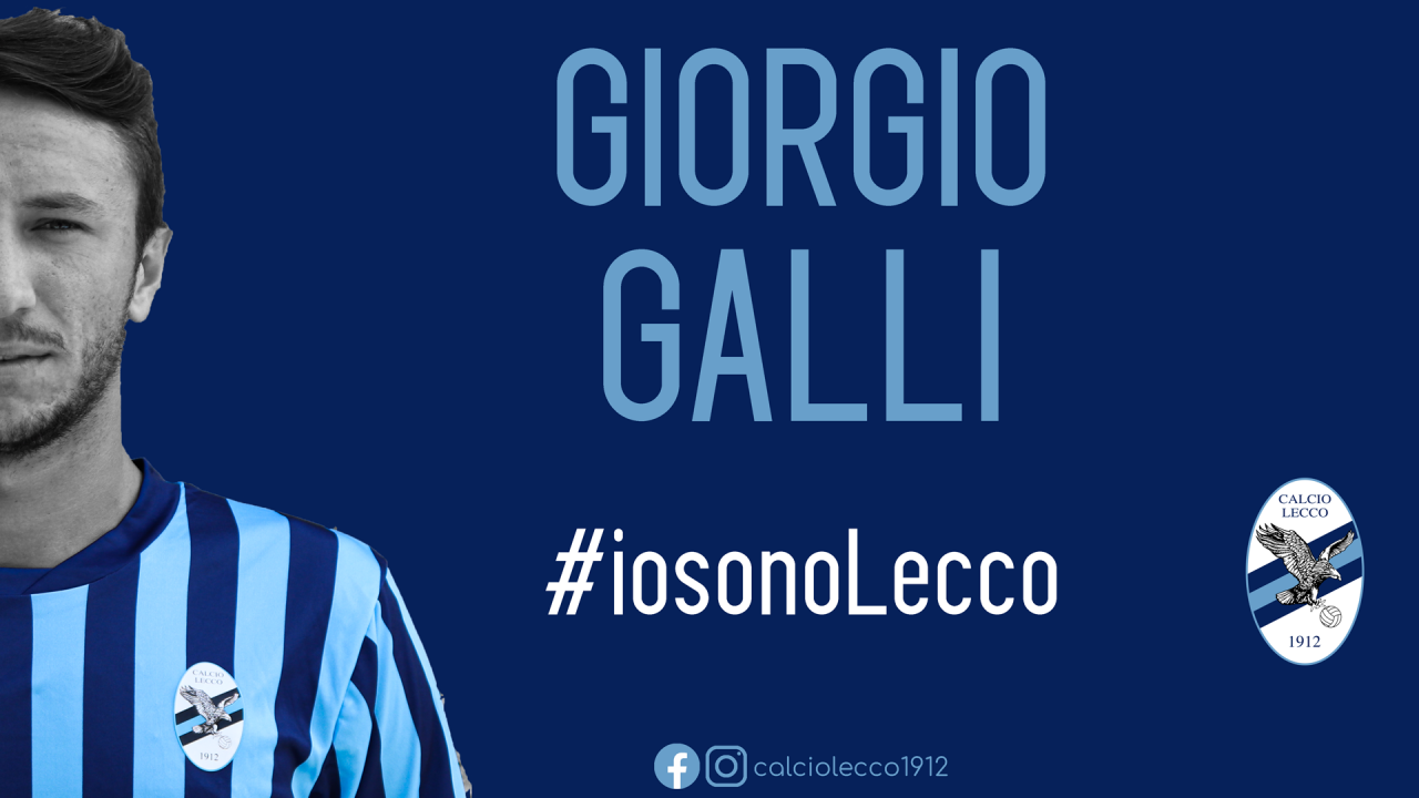 Galli è bluceleste: nuovo rinforzo nella Calcio Lecco 1912