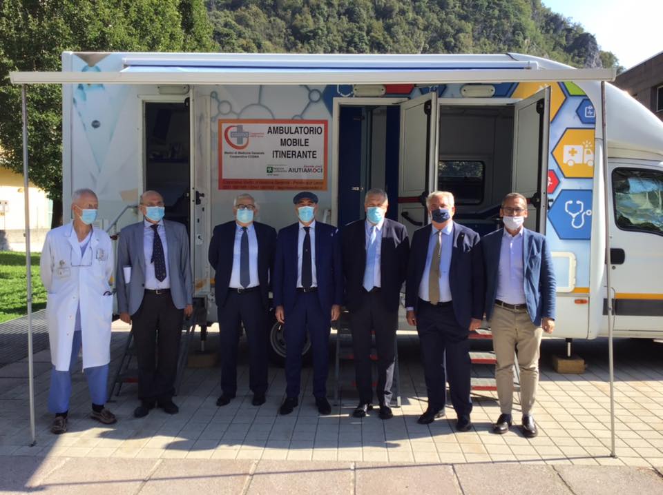 Inaugurato l’ambulatorio mobile per prestazioni in telemedicina sul territorio della Provincia di Lecco FOTO E VIDEO