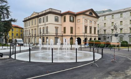 Nuova piazza Mazzini a Lecco: finiti i lavori, riapertura oggi FOTO