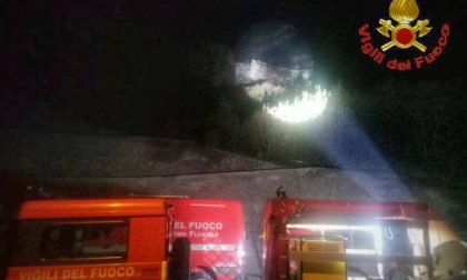 Bloccati sul Moregallo: salvati nella notte dai Vigili del Fuoco FOTO