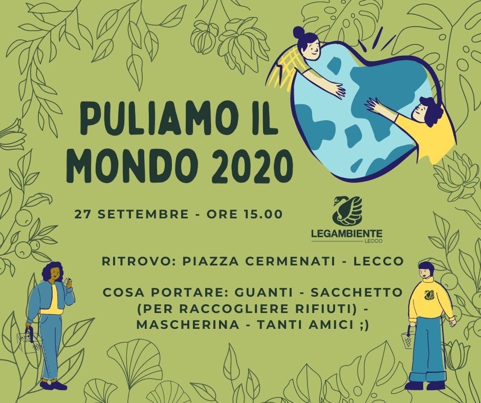 Domenica a Lecco la 28esima edizione di Puliamo il Mondo