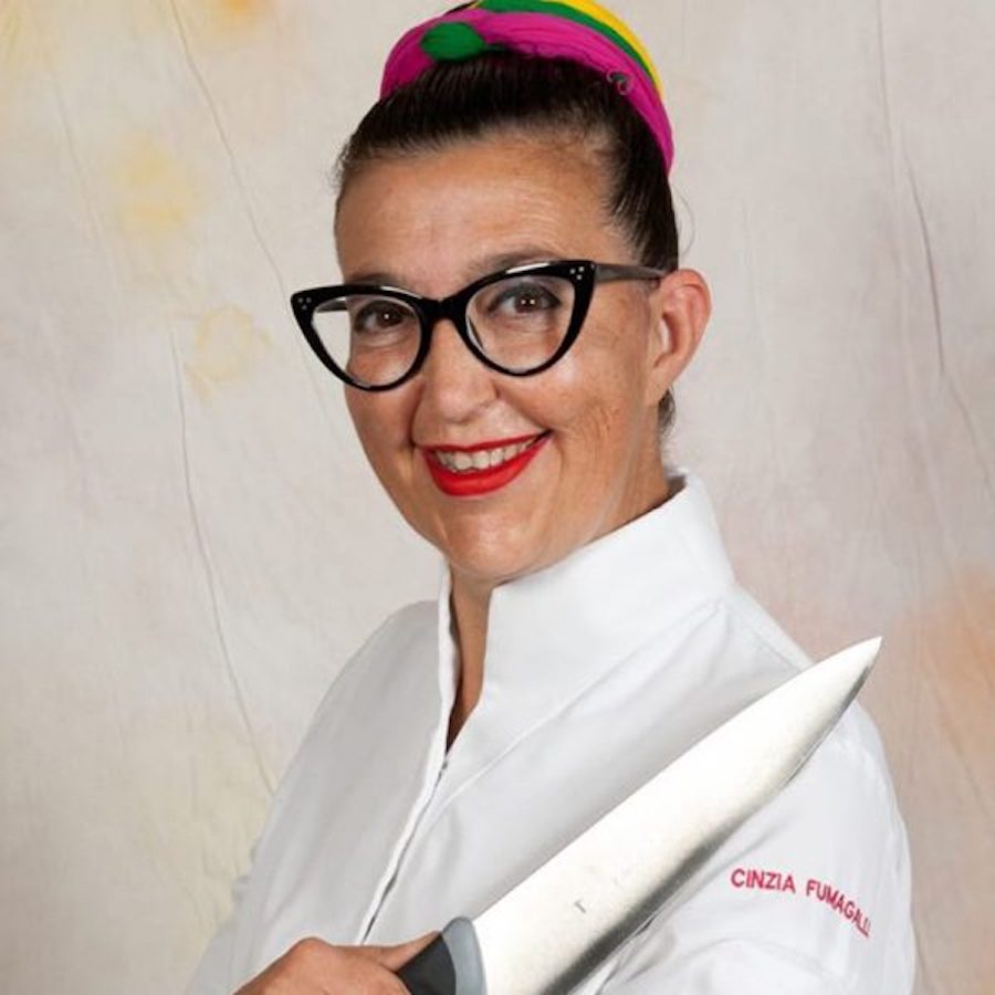 La Chef Cinzia Fumagalli  da Rai Uno al al CFPA  di Casargo