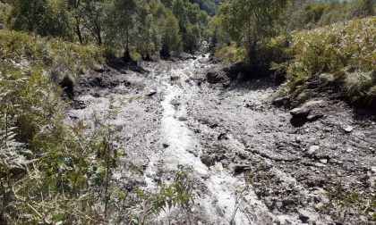 Sopralluogo dopo il nubifragio: due le frane a Camaggiore FOTO