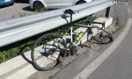 Ciclista travolto da un furgone: paura a Olginate FOTO