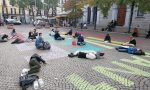 I ragazzi del Fridays For Future in piazza (facevano il tifo per il Nobel per la Pace a Greta)