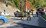 Sfonda il guard rail con l'auto e precipita da un tornante della Lecco-Ballabio: 65enne in gravi condizioni FOTO