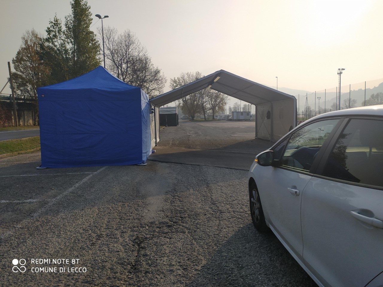 Tamponi al Bione: operativo da venerdì 13 il “drive through” di Lecco
