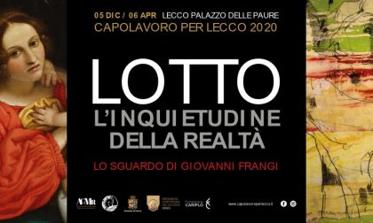 Giovedì 26 webinar "Lotto, l'inquietudine della Realtà. Il Capolavoro per Lecco 2020"