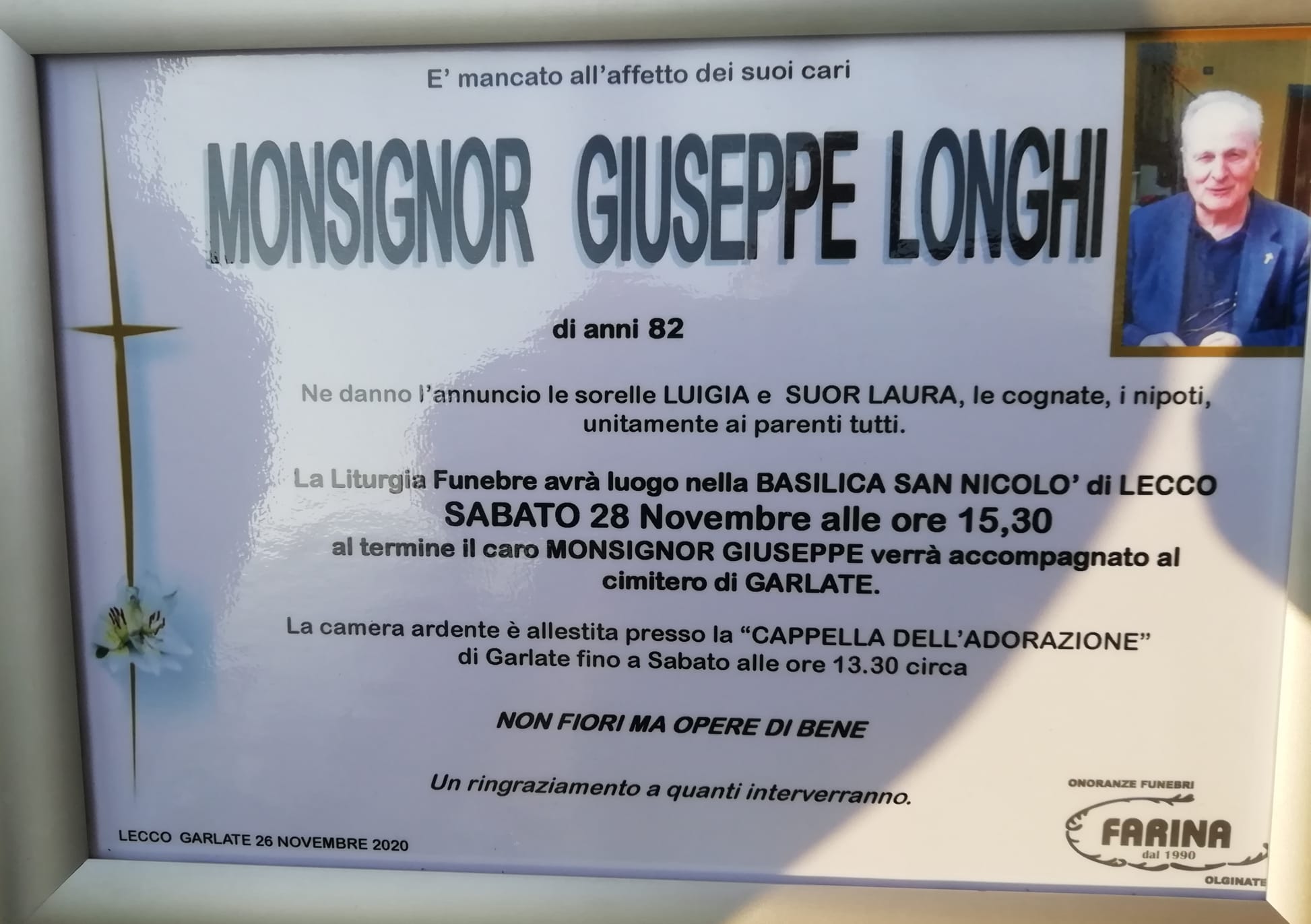 monsignor Giuseppe Longhi