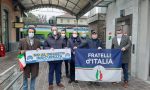 Fratelli d'Italia in stazione per protestare contro l'abolizione del Decreto sicurezza VIDEO