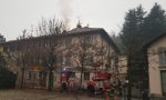 A fuoco il tetto di una palazzina FOTO E VIDEO