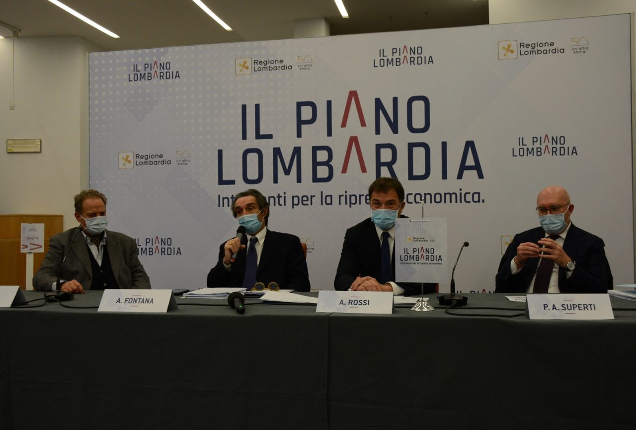 Fontana a Lecco fa il punto sul Piano Lombardia FOTO