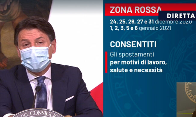 Decreto di Natale, ora è ufficiale: ecco tutte le regole, tra zona rossa e zona arancione VIDEO