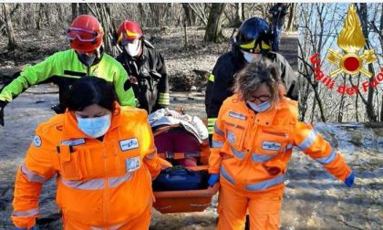 Cade e si ferisce nel bosco: 57enne soccorsa dai Vigili del Fuoco