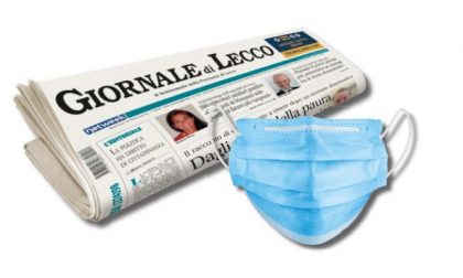 Questa settimana con il Giornale di Lecco, in regalo la seconda mascherina