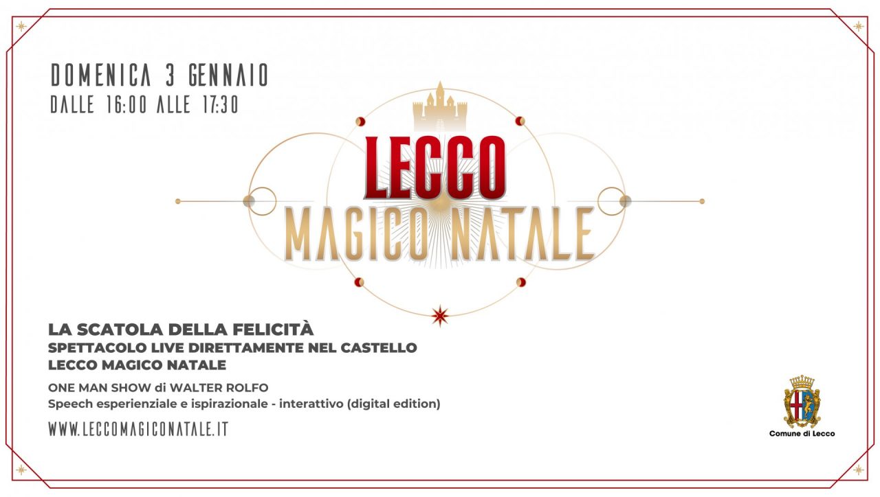 La scatola della felicità: oggi pomeriggio l’evento online