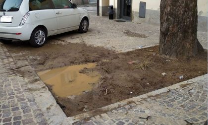 "Piazza Frà Cristoforo, dopo i lavori.. qualcosa non quadra"