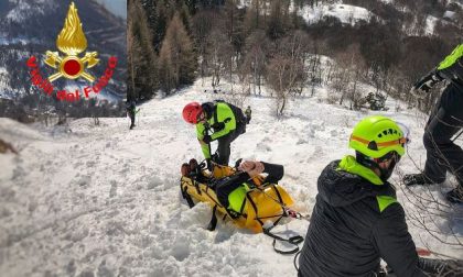 Valanghe e slavine: i Vigili del Fuoco si esercitano in Grignetta