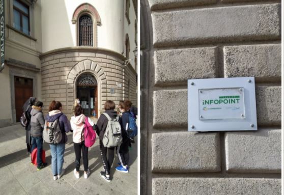 Studenti in visita all’Infopoint di Lecco