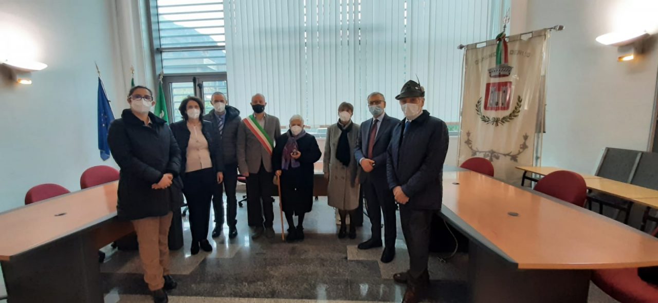 Consegnata alla moglie la Medaglia d’onore insignita a Oreste Pandiani