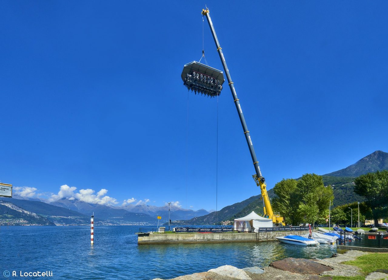 Il Covid non ferma “Dinner in the sky” sul Lago: è boom di prenotazioni