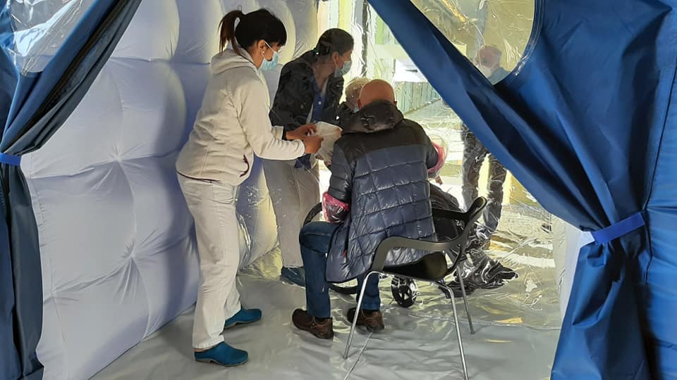 A Villa Serena è arrivata la stanza degli abbracci donata dai pensionati della Cgil