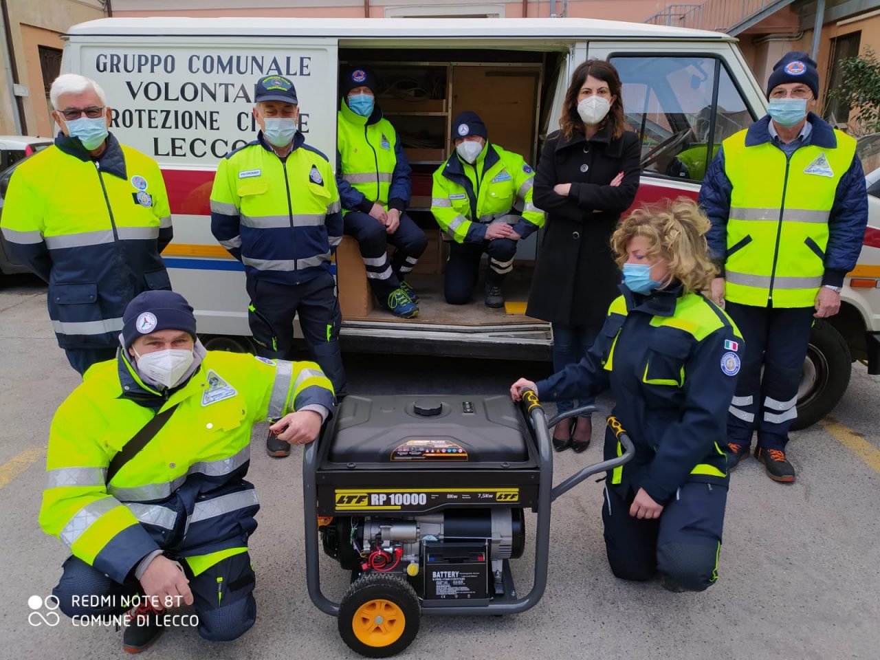 Un nuovo generatore per il Gruppo Comunale Volontari di Protezione Civile
