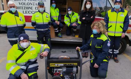 Un nuovo generatore per il Gruppo Comunale Volontari di Protezione Civile