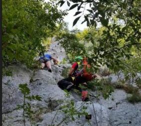 Chiusa per lavori al ferrata del Corno Rat