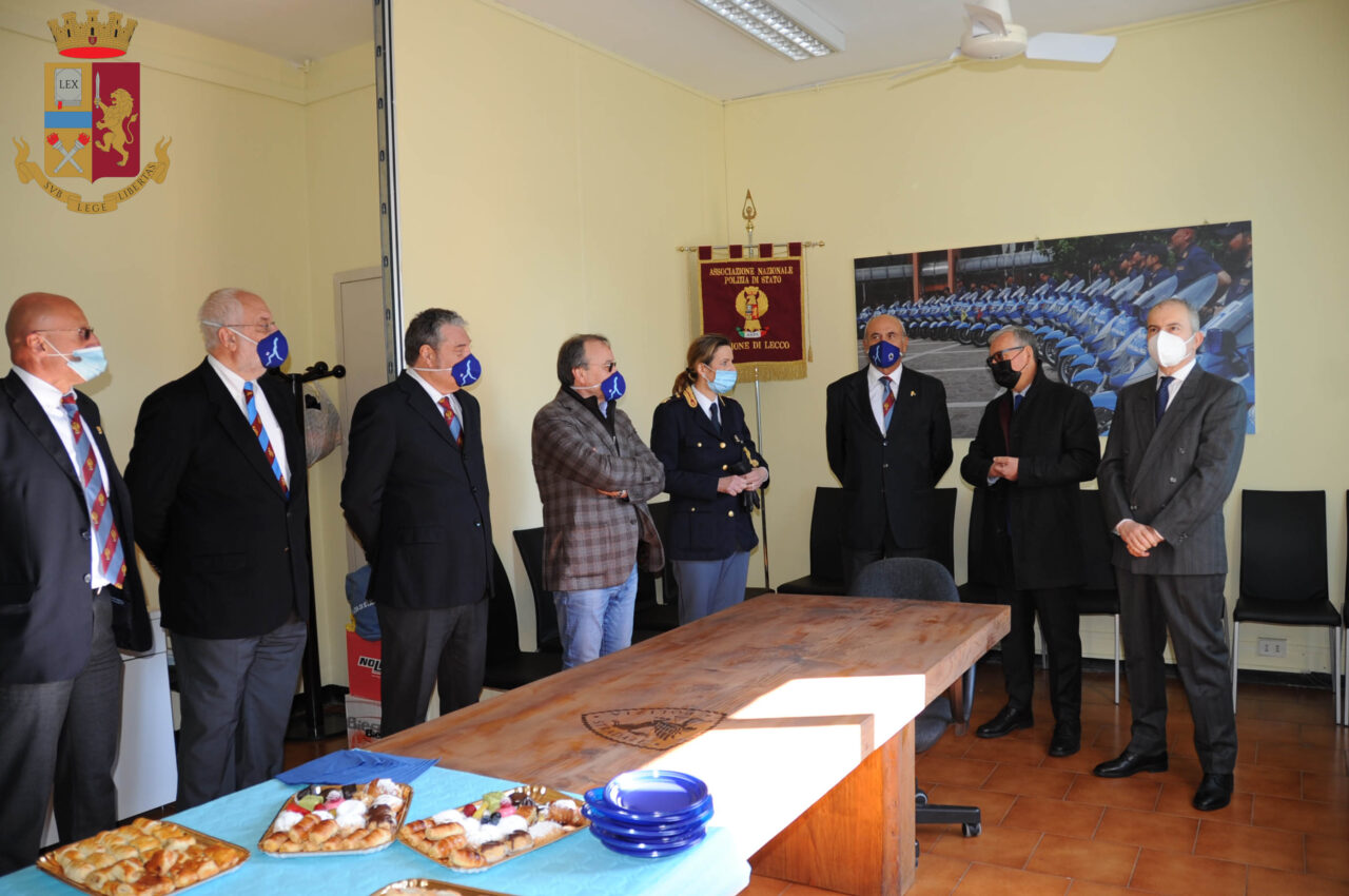 Prefetto e Questore di Lecco  in visita alla sede provinciale di Anps