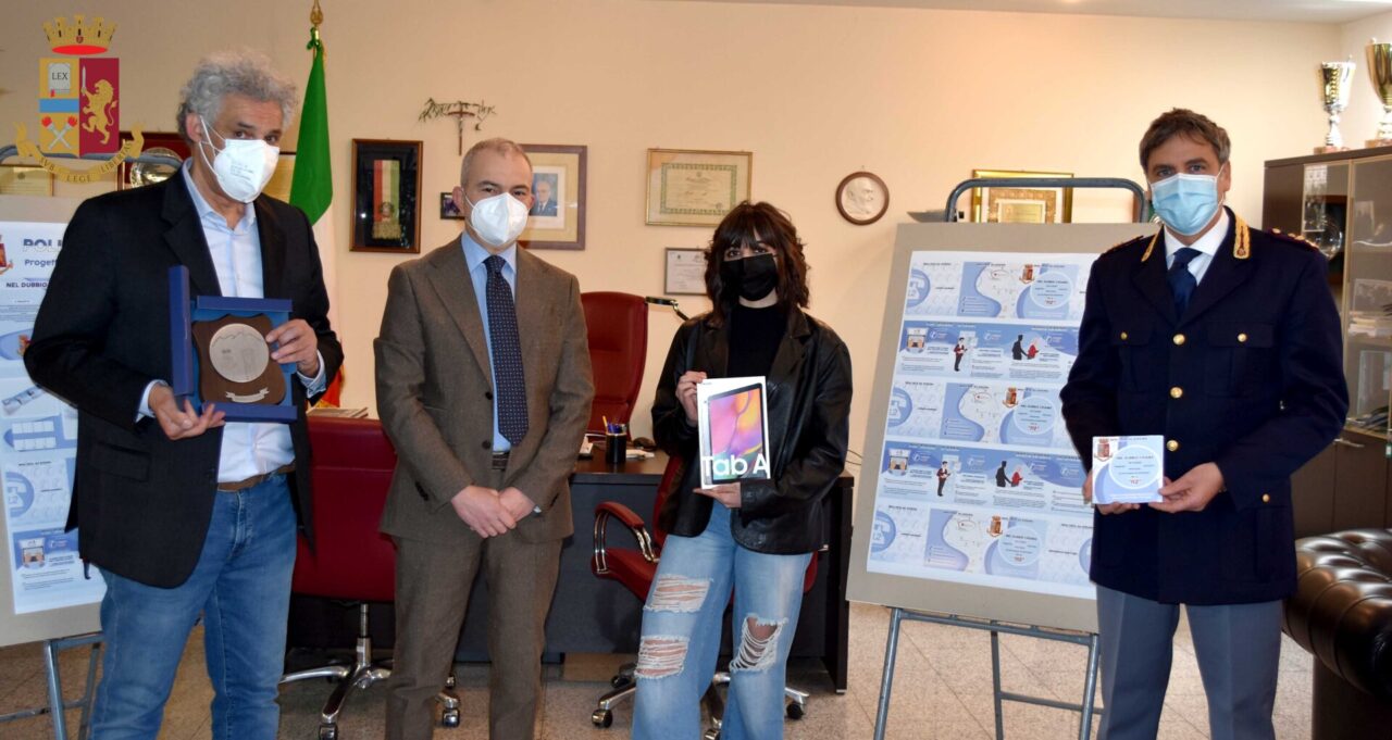 Concorso “Nel Dubbio Chiama”: studentessa del Medardo Rosso premiata in Questura
