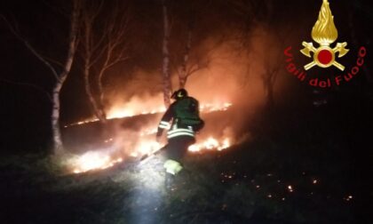 Ancora un Incendio boschivo sul Cornizzolo