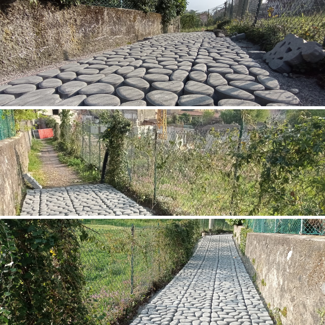 Nuovo volto per via Sala a Rancio