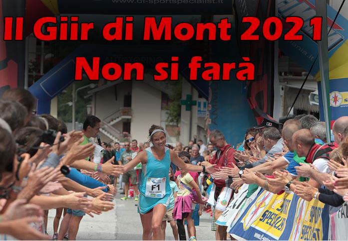 Niente da fare: annullato il Giir di Mont 2021