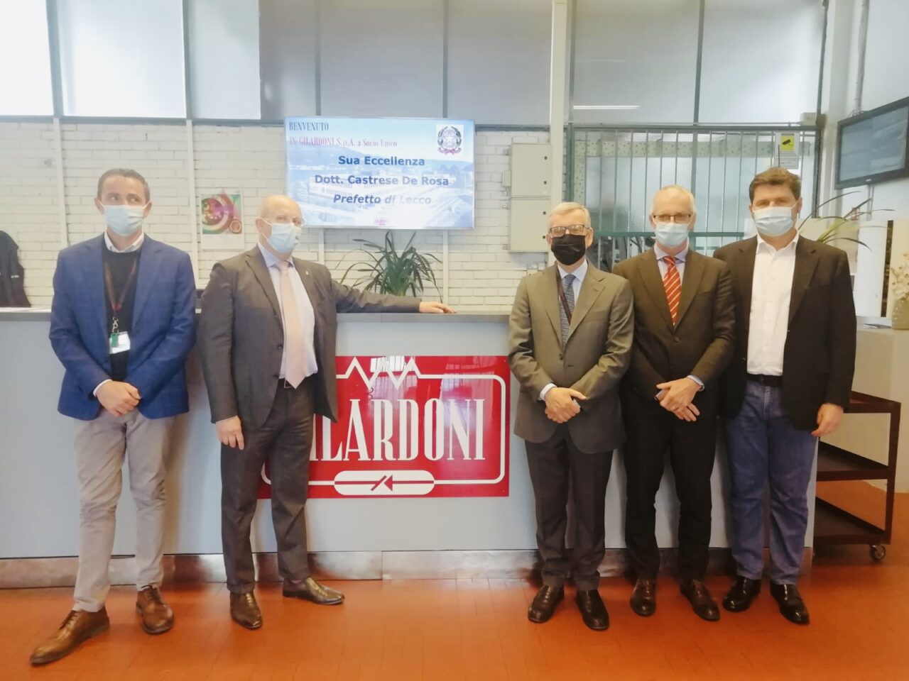 Il Prefetto De Rosa visita la Gilardoni Raggi X