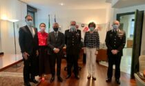 Il comandante interregionale Carabinieri Vincelli in visita al Prefetto di Lecco