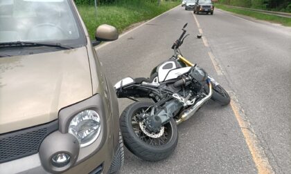 Weekend terribile sulle strade, ennesimo schianto auto moto: 46enne in ospedale in condizioni serie  e traffico in tilt