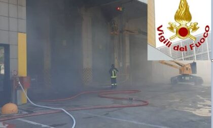 Principio di incendio all'inceneritore: intervento dei Vigili del Fuoco