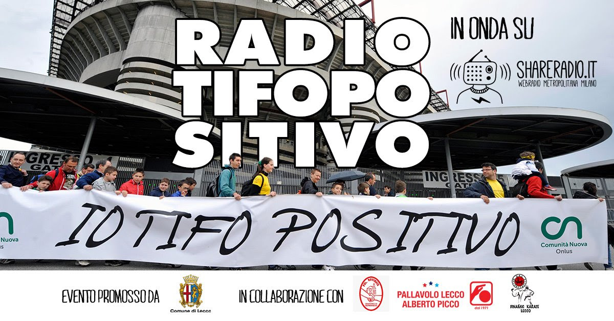 Il Comune di Lecco aderisce a “Io tifo positivo”