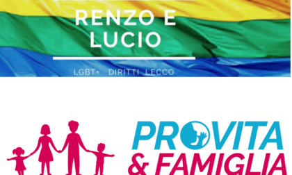 Domani Lecco scende in piazza: da una parte il Pride e dall'altra la manifestazione contro il ddl Zan