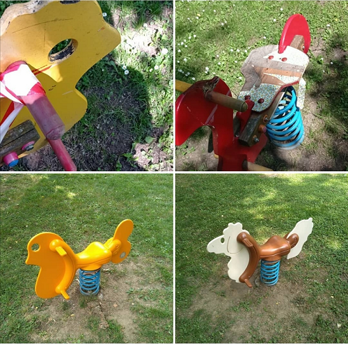Il Comune mette mano ai giochi per bambini nei parchi