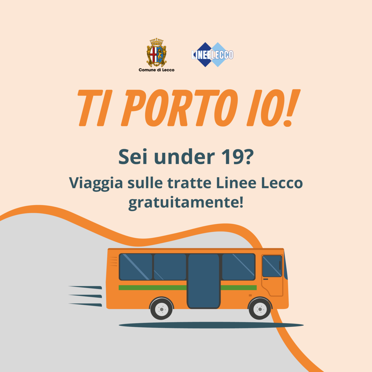 Ti porto io! Bus gratis da settembre per gli under 19 di Lecco