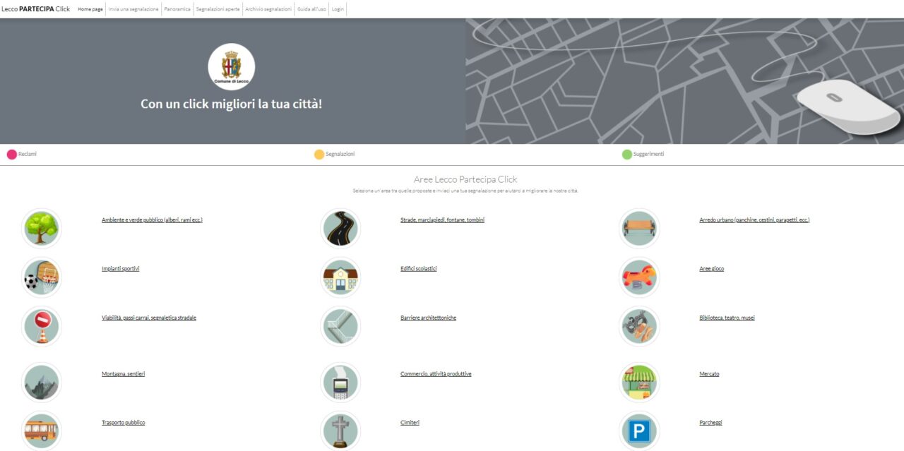 Ecco il nuovo Lecco Partecipa Click!