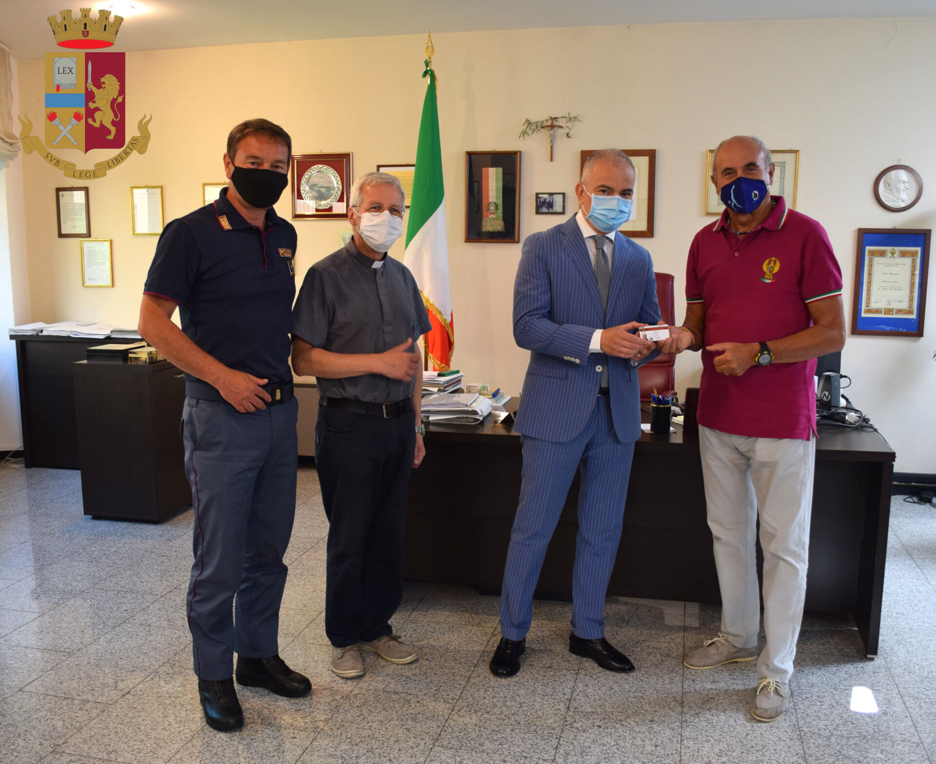 Questore con Salvatore Miceli