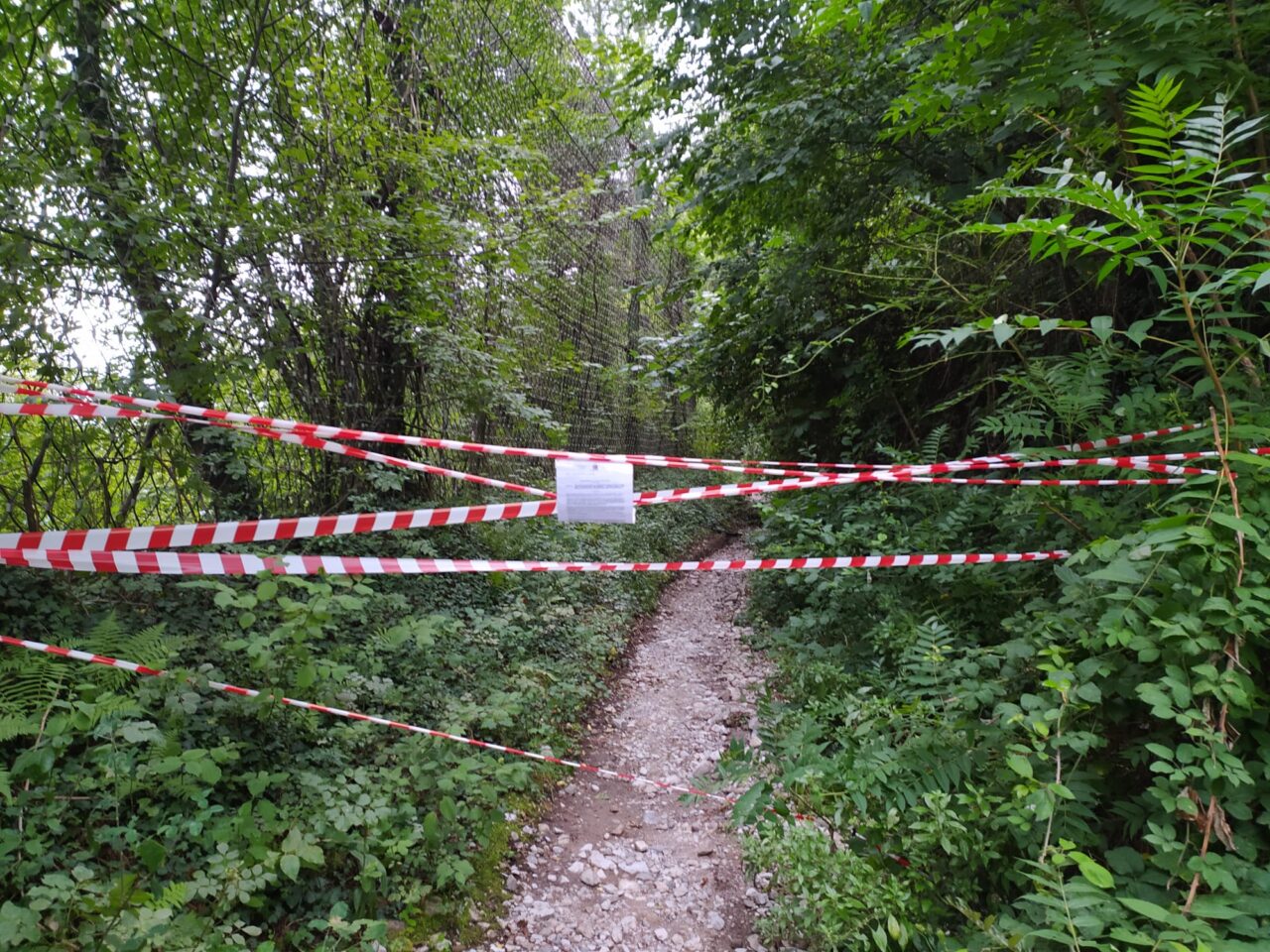 Placchette del San Martino: al via le operazioni per riaprire il sentiero dopo la frana